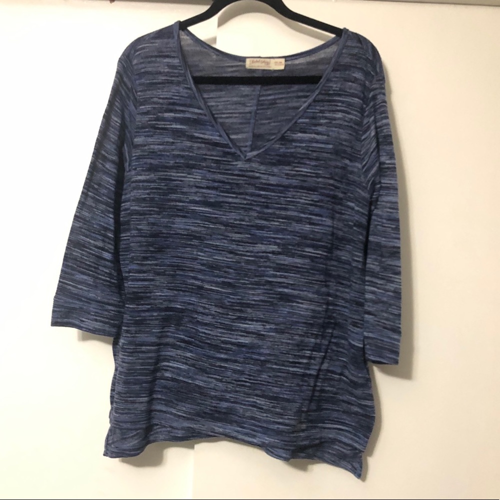 Plus blue sweater